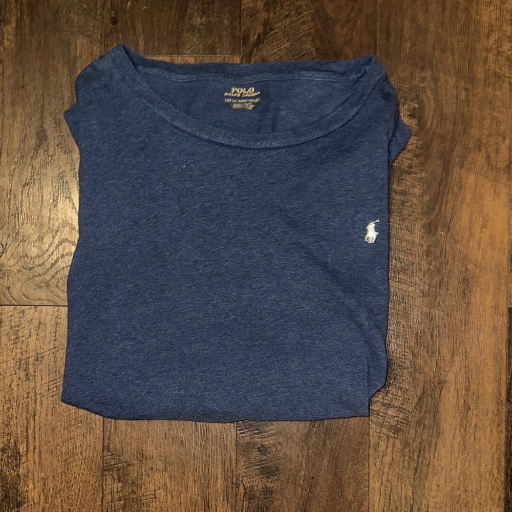 Polo by Ralph Lauren Men's Heather Blue Tee